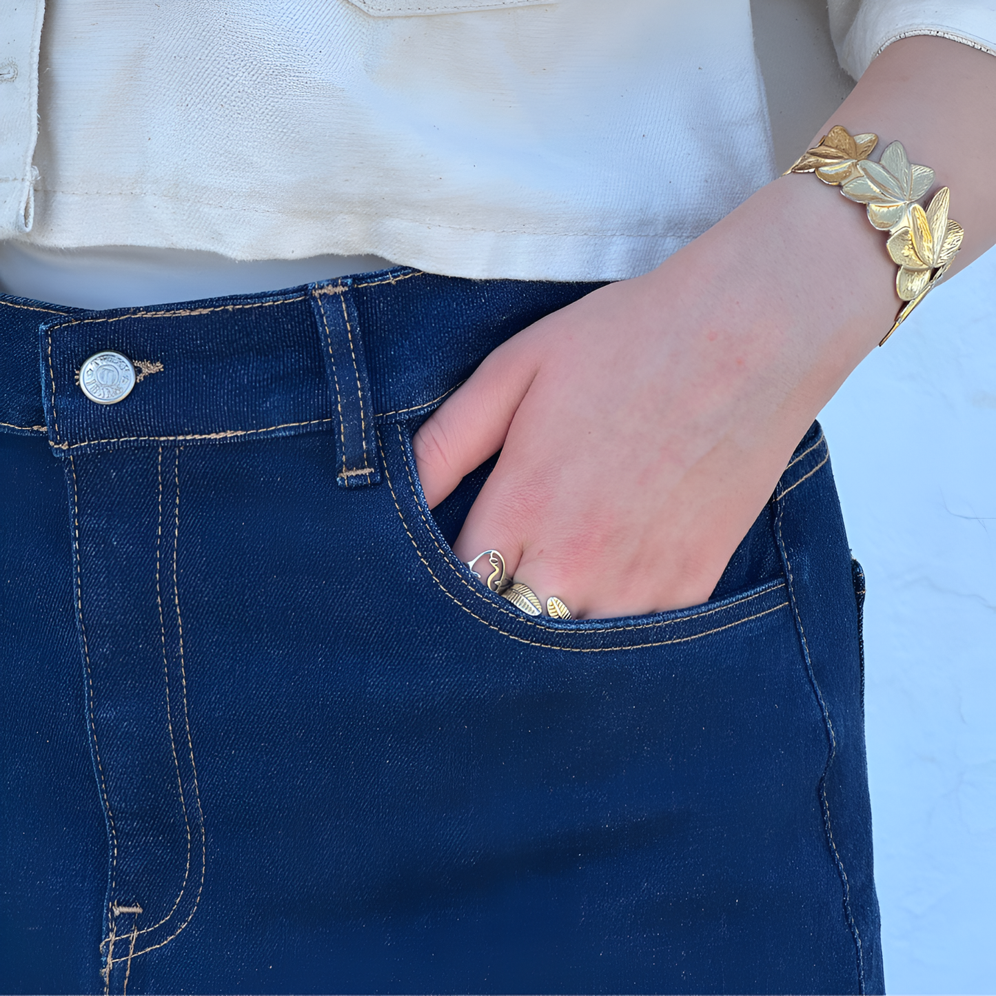 Jupe denim