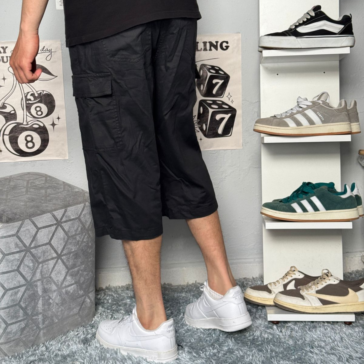 Pantacourt Cargo Homme