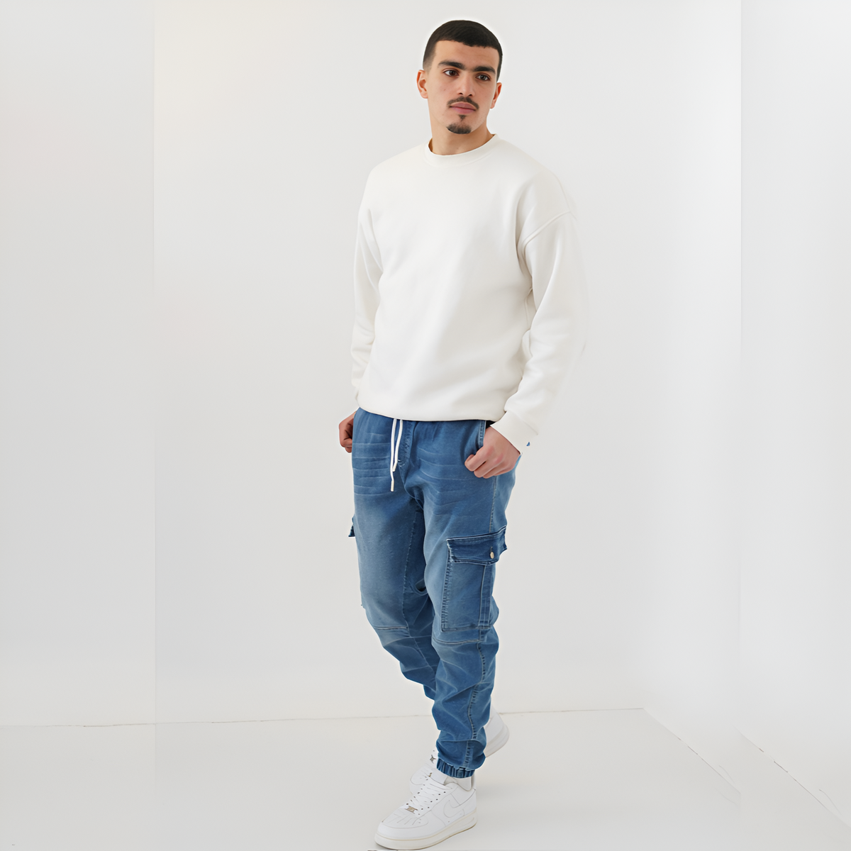 Jean cargo jogger