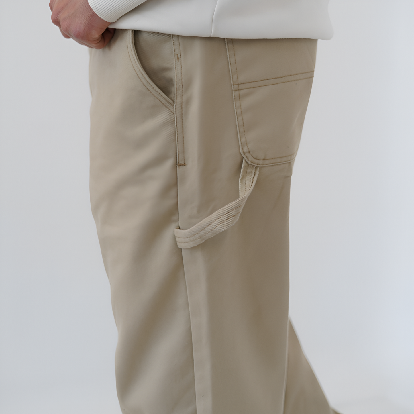 Jean baggy à poche marteau