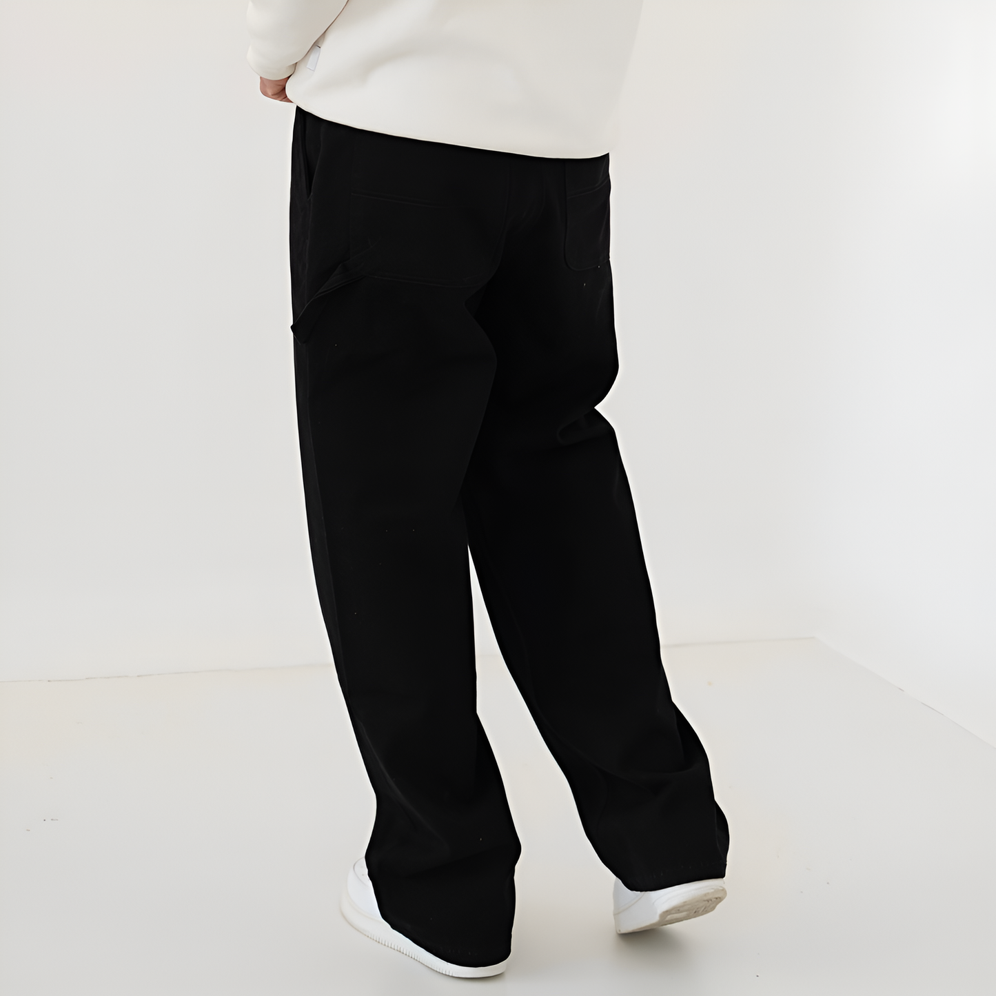 Jean baggy à poche marteau