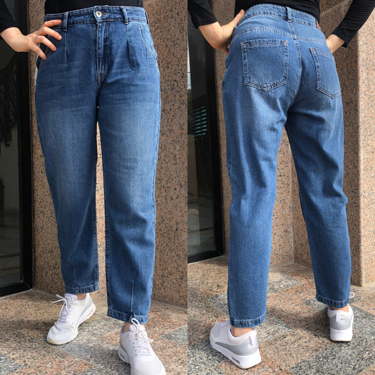 Jean boyfriend grande taille