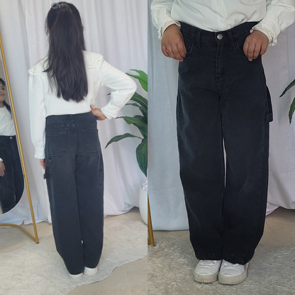 Baggy Fillette - Noir