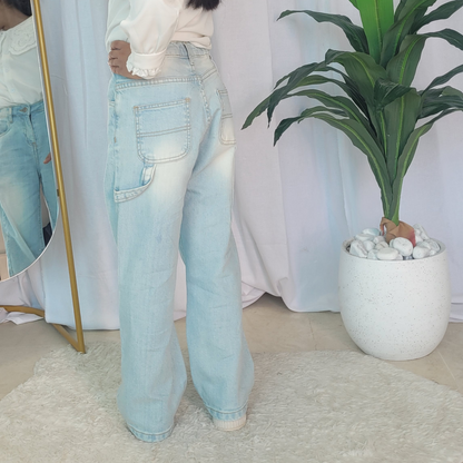 Baggy Fillette - Bleu clair