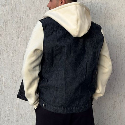 Veste jean oversize
