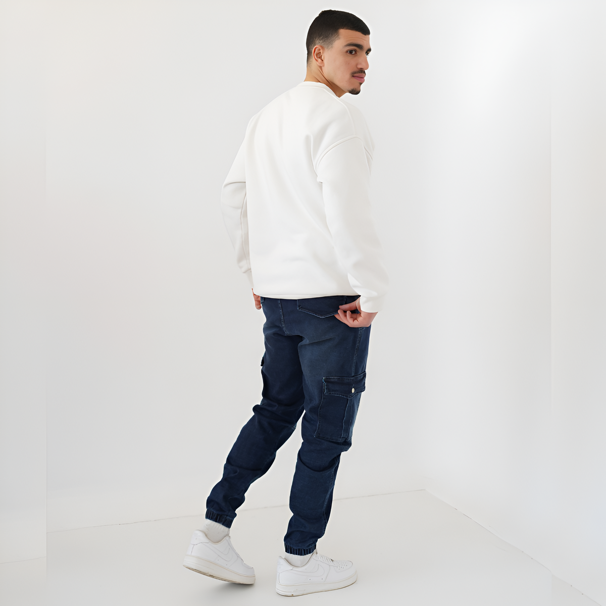 Jean cargo jogger
