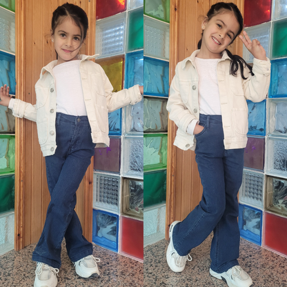 Jean Flare - Bleu foncé