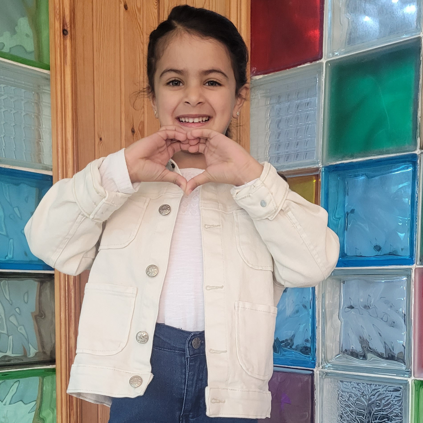 Surchemise fillette - Beige