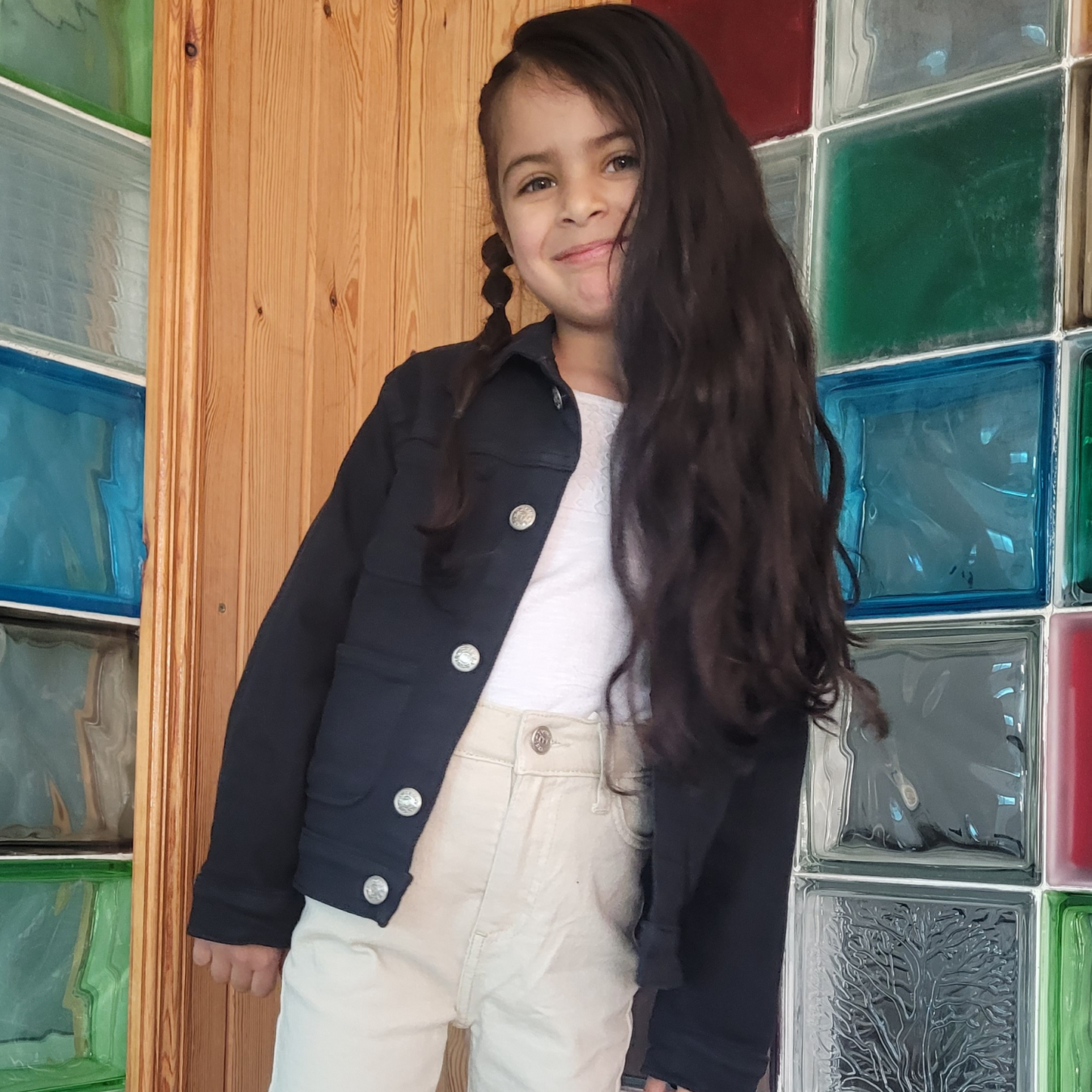 Surchemise fillette - Noir