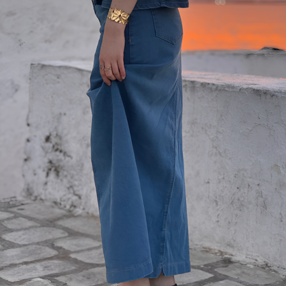 Jupe denim