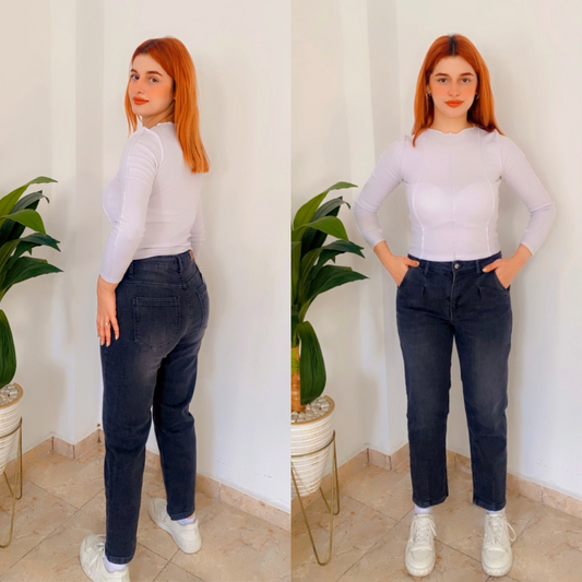 Série 8P Jean style boyfriend