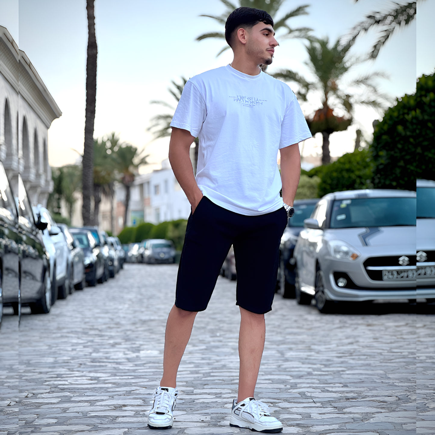 Short chino