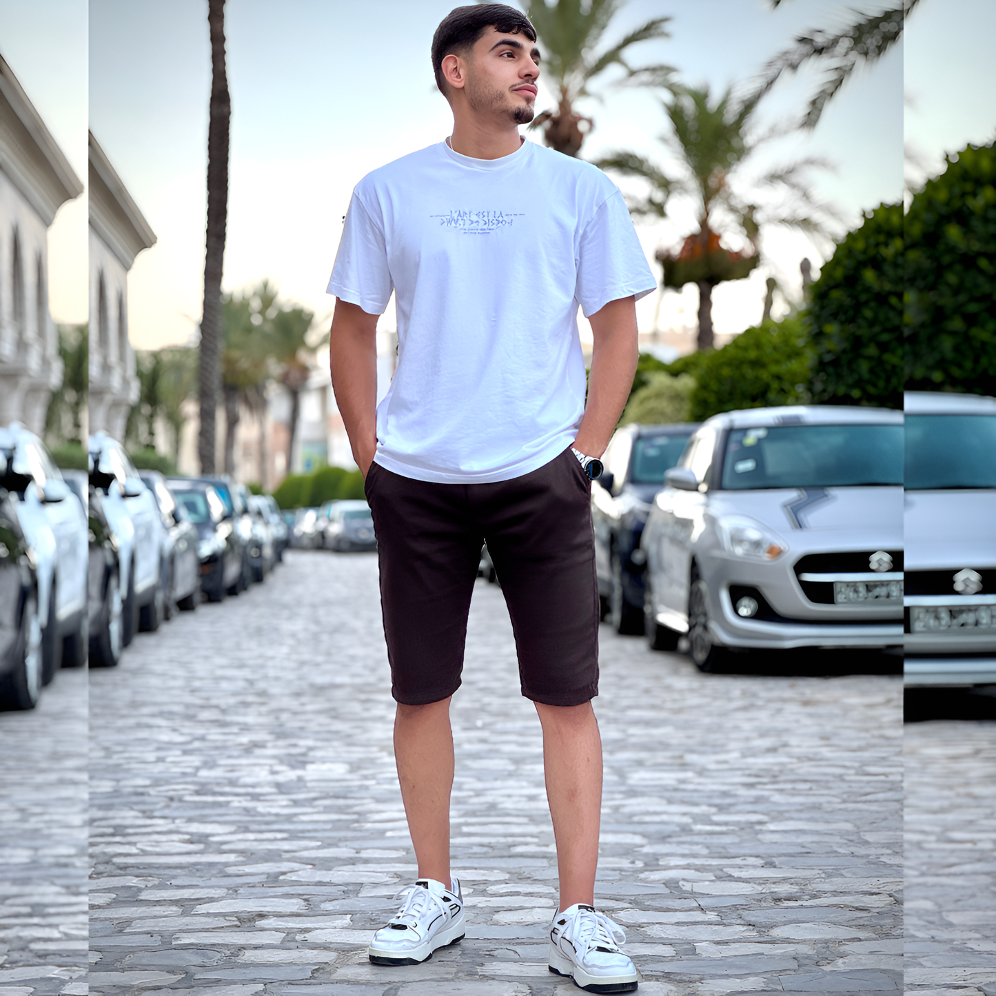 Short chino