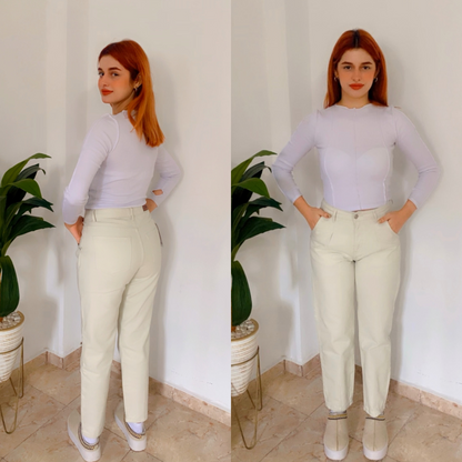 Série 8P Jean style boyfriend