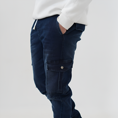 Jean cargo jogger grande taille