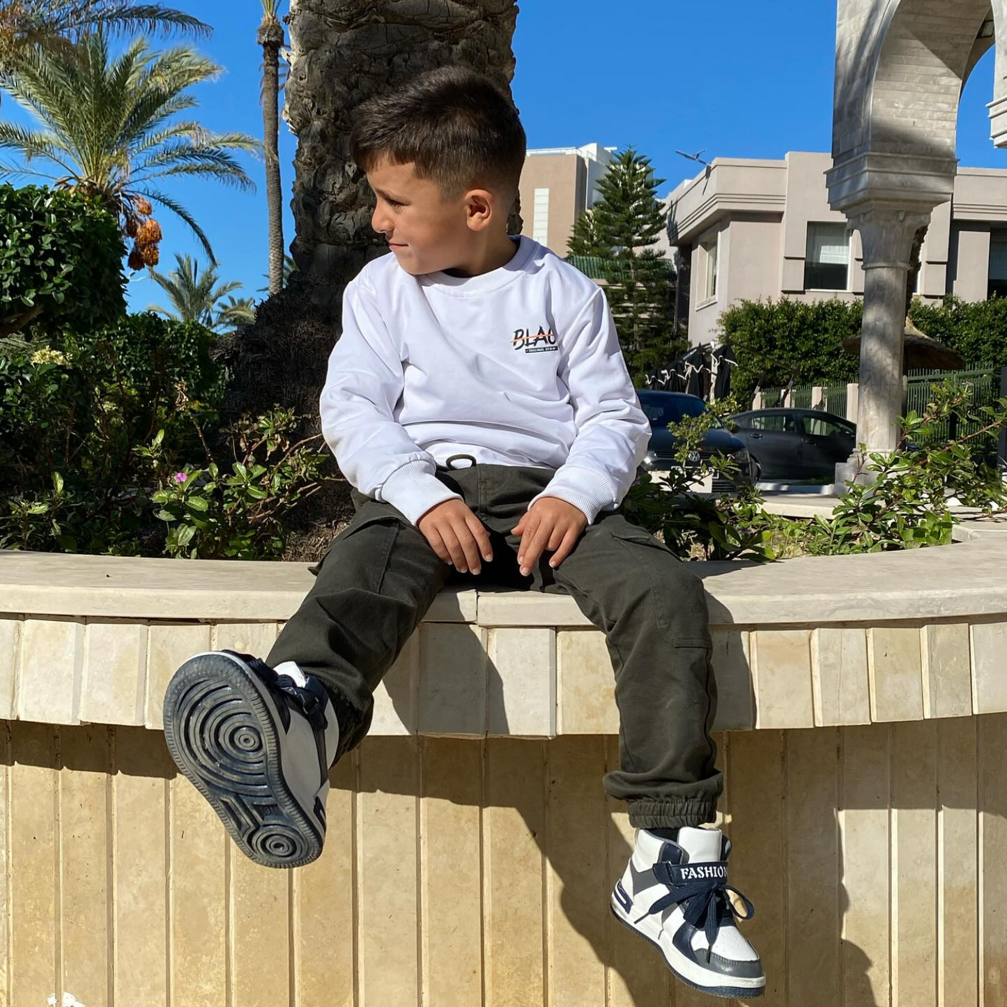 Pantalon Cargo Enfant - Vert kaki