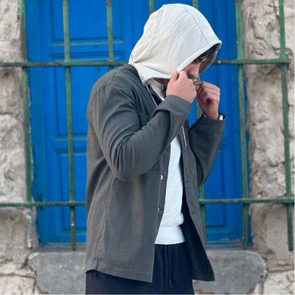 Surchemise Homme avec capuche