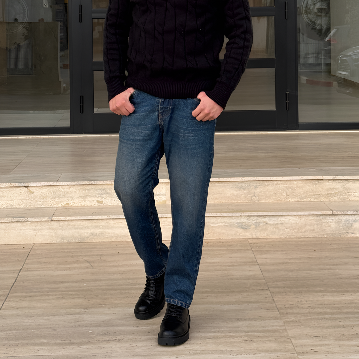 Jean Boyfriend Grande taille