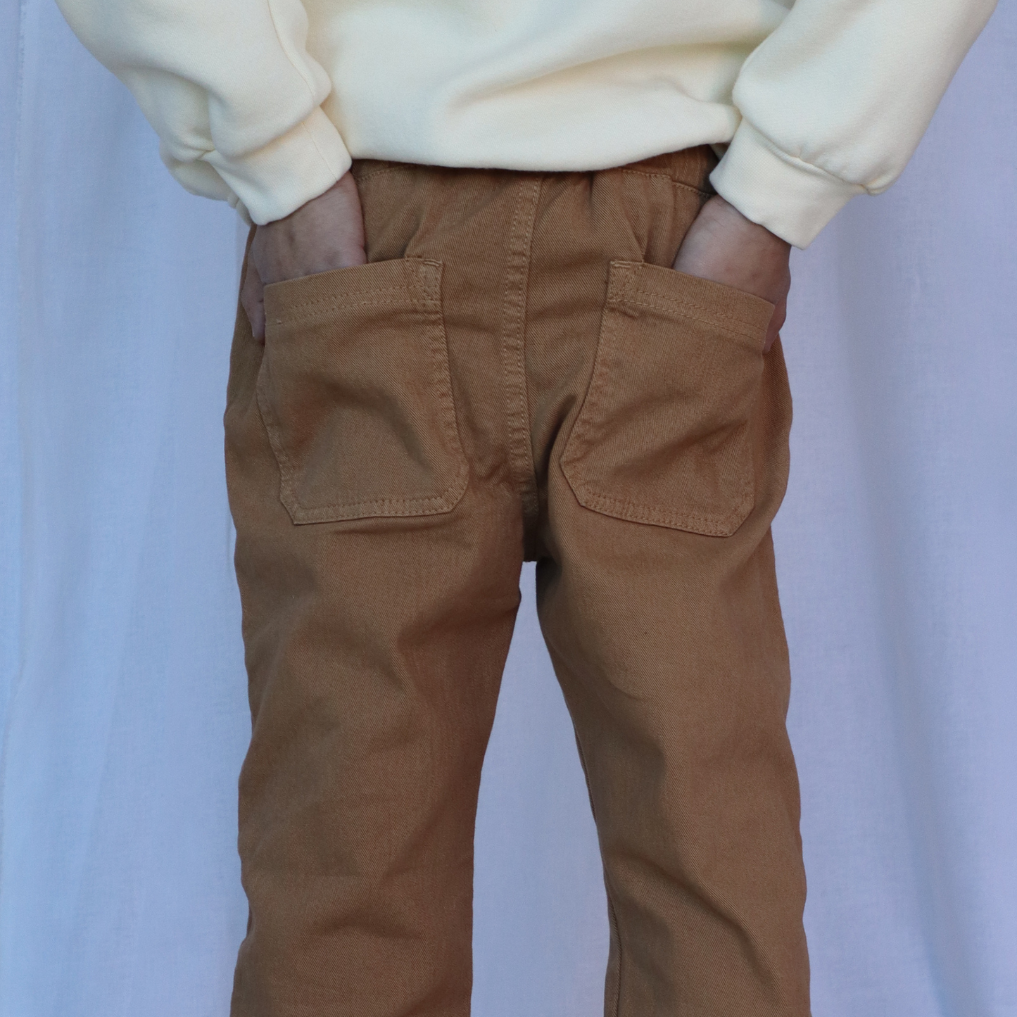 Pantalon Macco Garçon- Camel