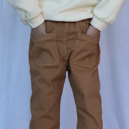 Pantalon Macco Garçon- Camel