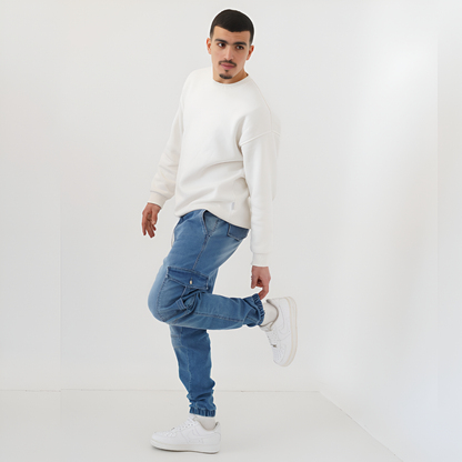 Jean cargo jogger