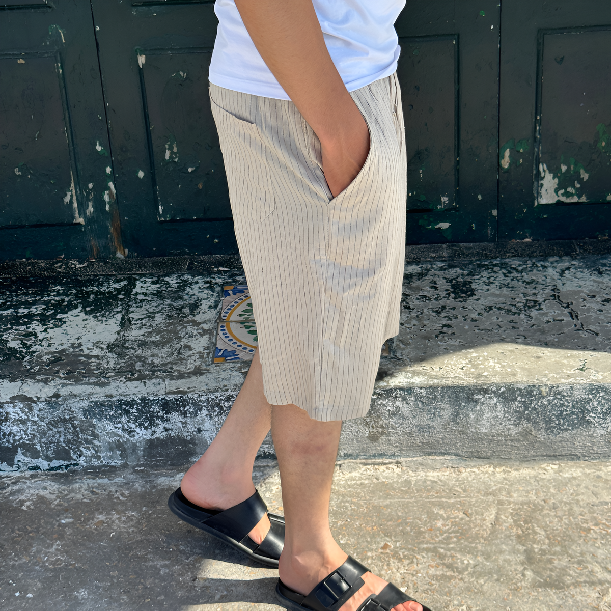 Short en Lin grande taille