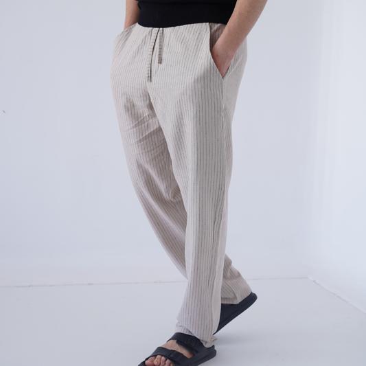 Pantalon LIN pour Homme grande taille