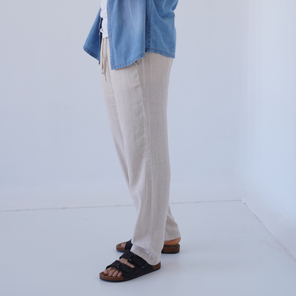 Pantalon LIN pour Homme grande taille
