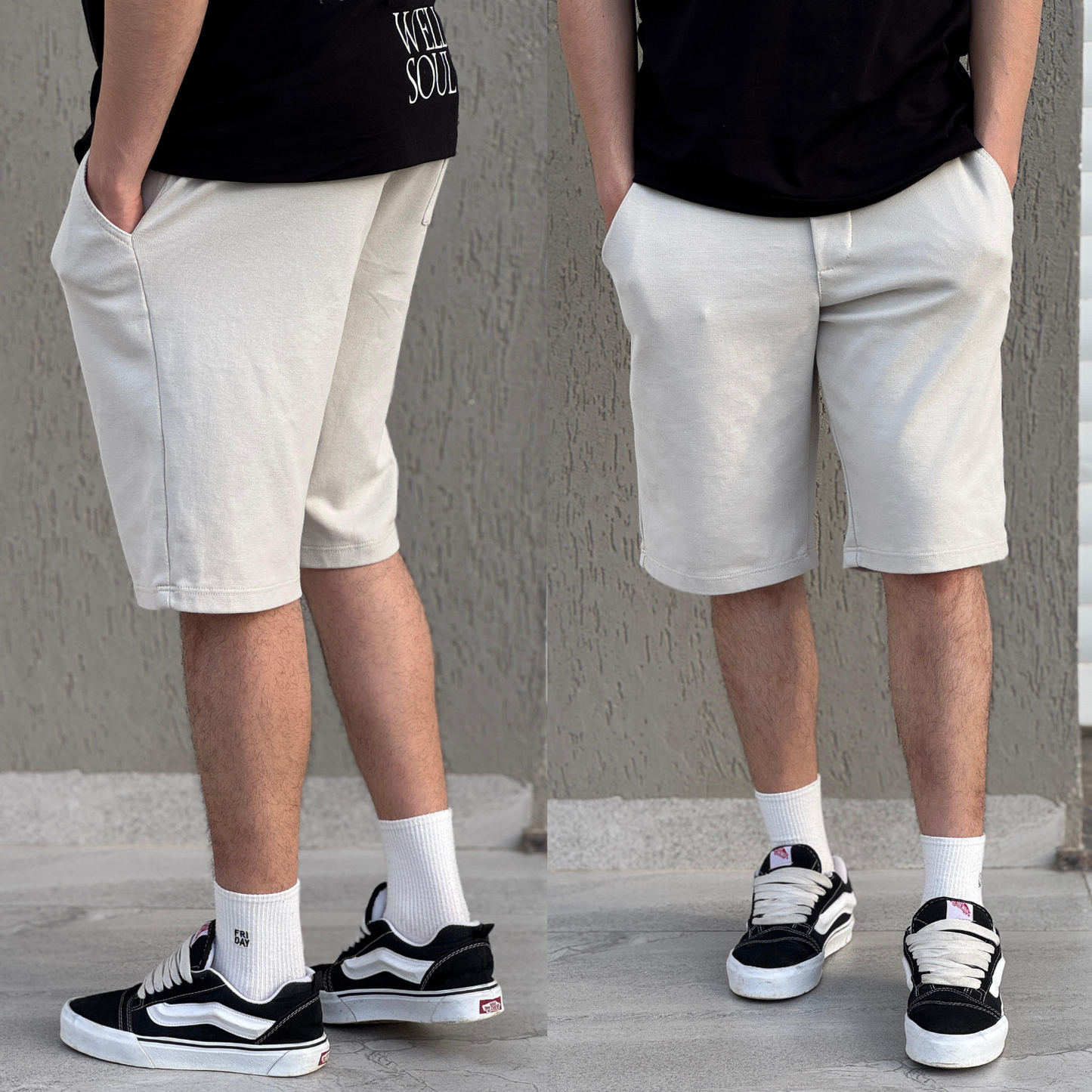 Short Regular Fit en molleton Grande taille