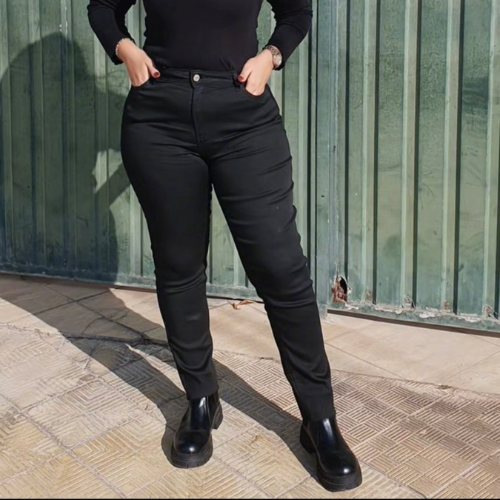 Pantalon mom fit grande taille