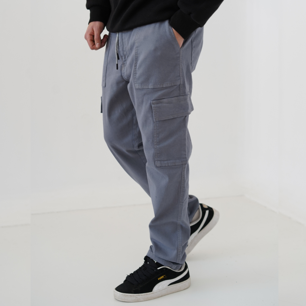 Pantalon cargo grande taille