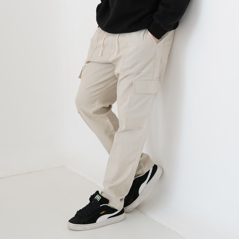 Pantalon cargo grande taille