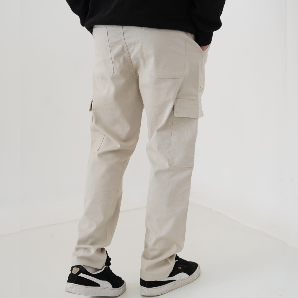 Pantalon cargo grande taille