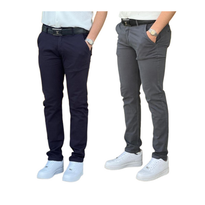 Chino classique Pack 2 pièces