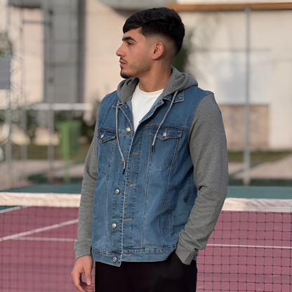 Veste denim oversize