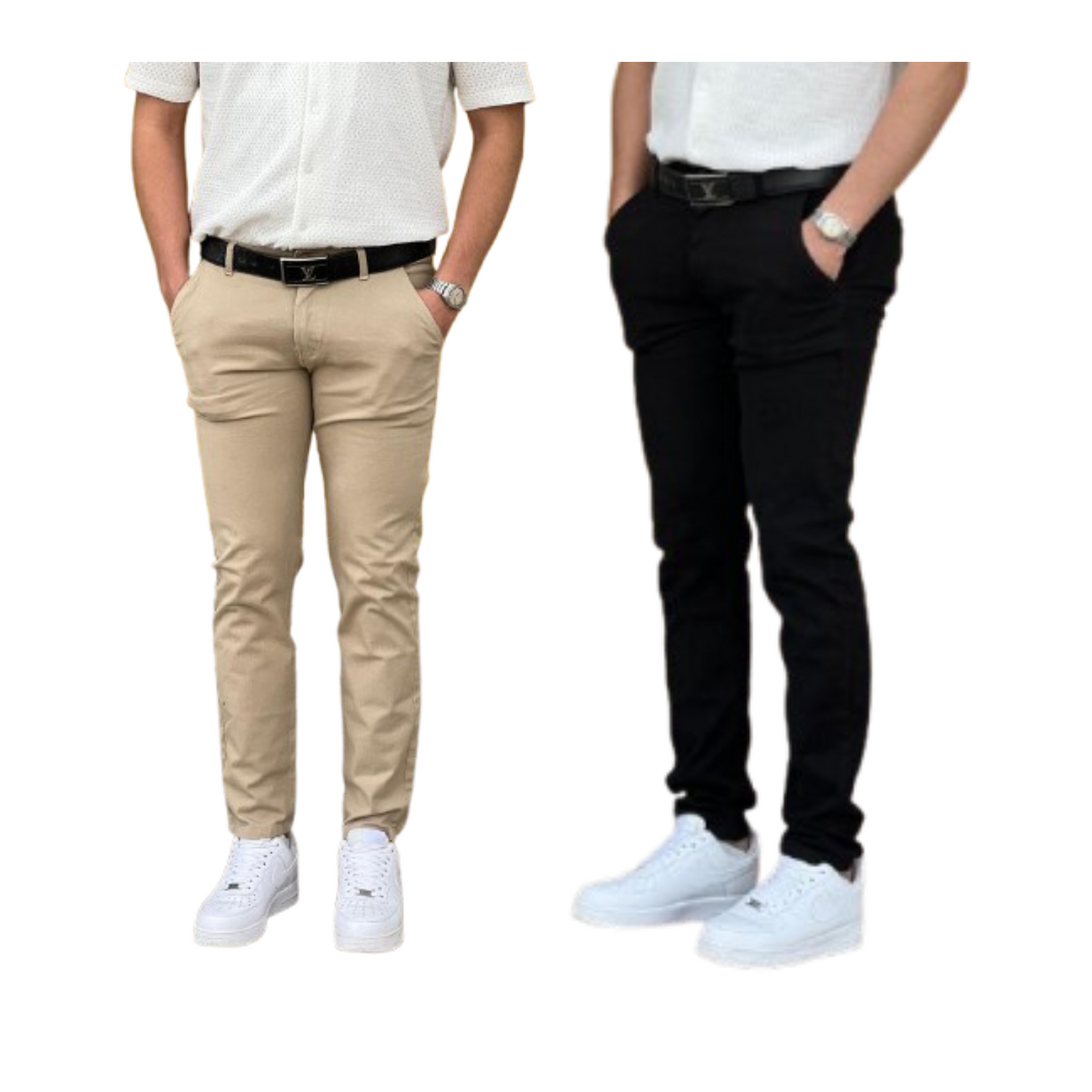 Chino classique Pack 2 pièces