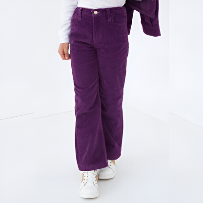 Ensemble velours fillette