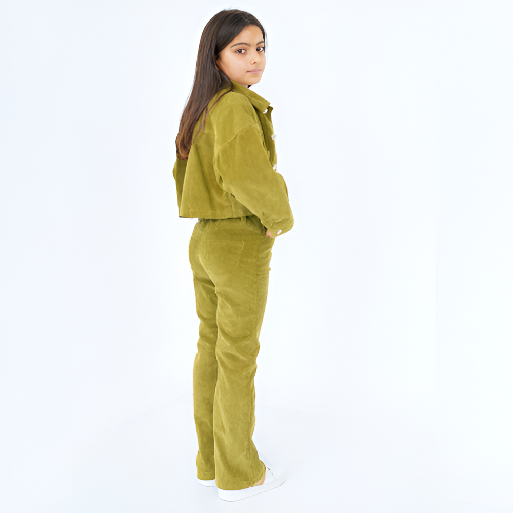 Ensemble velours fillette