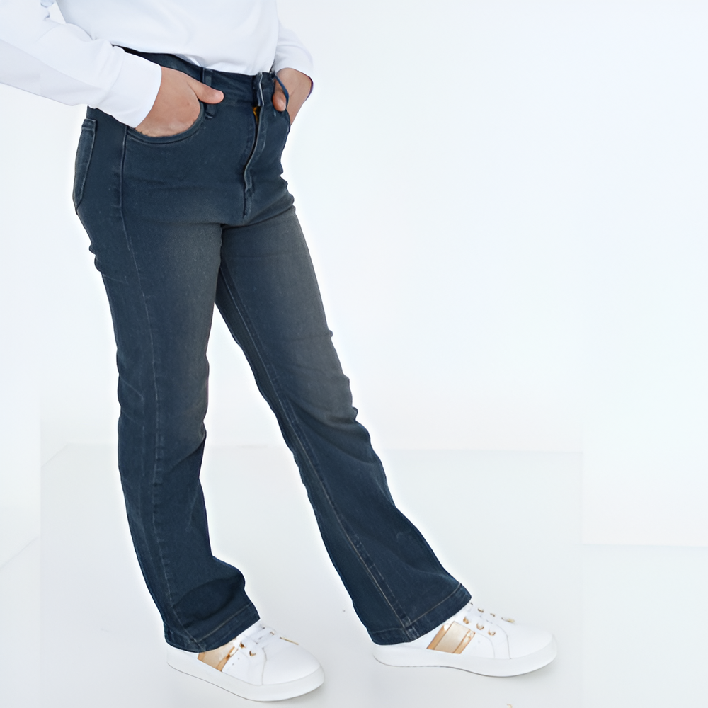 Jean flare fillette