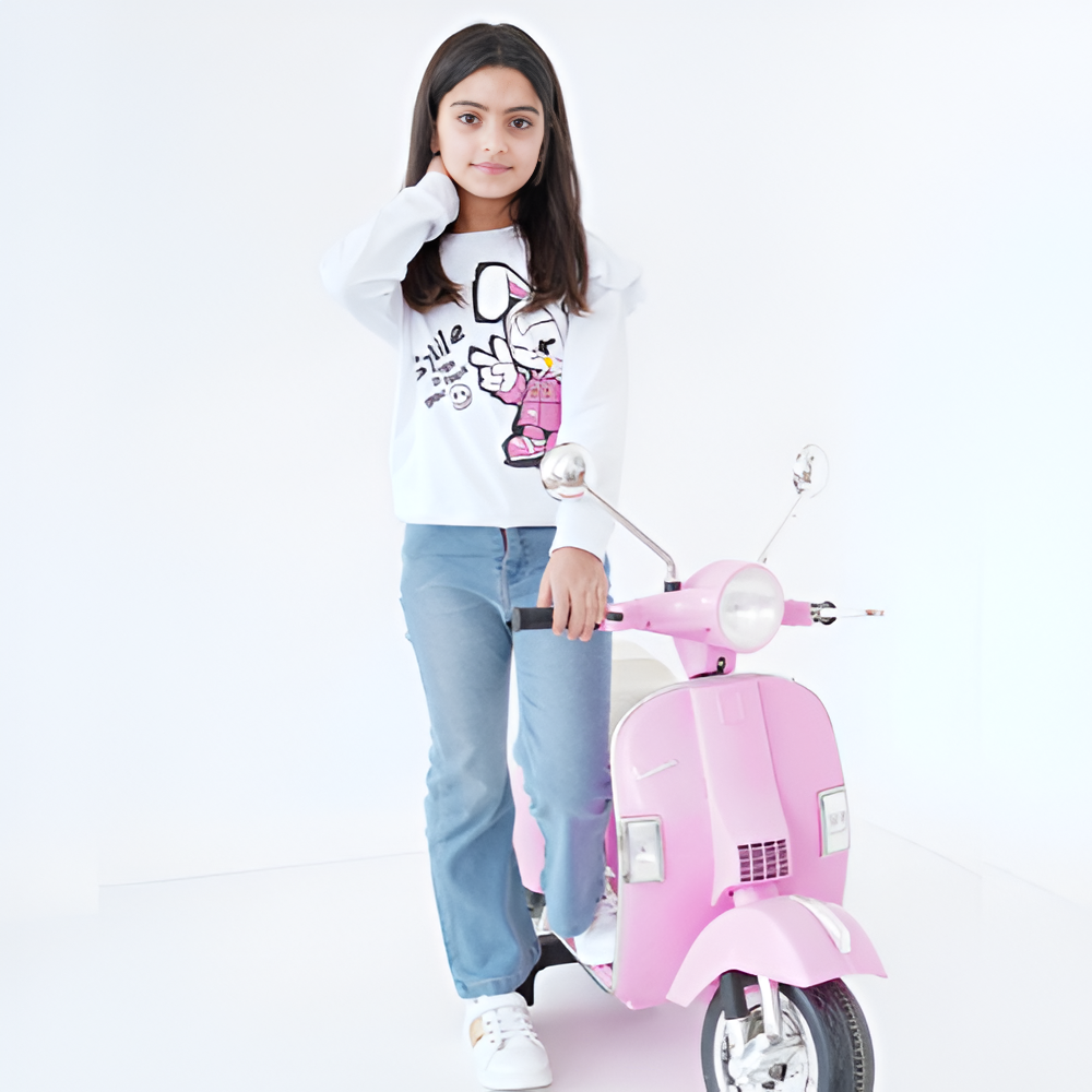 Jean flare fillette