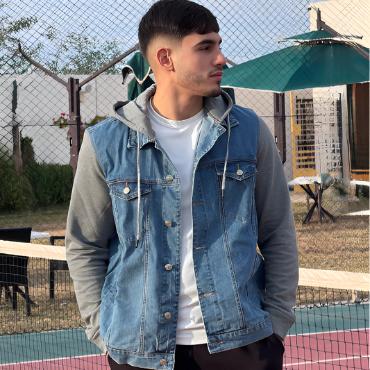 Veste denim oversize