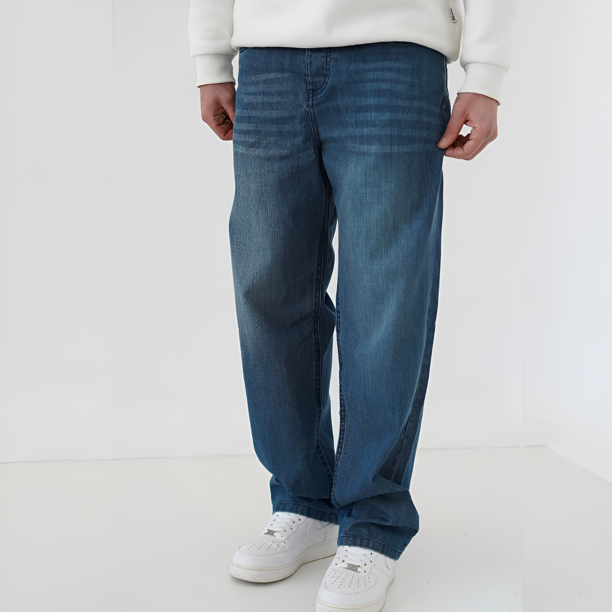 Jean baggy grande taille