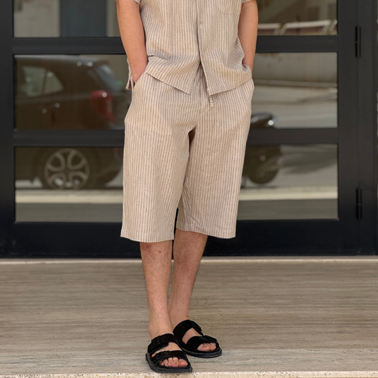 Bermudas en Lin grande taille