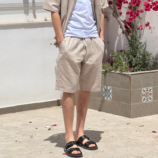 Short en Lin grande taille