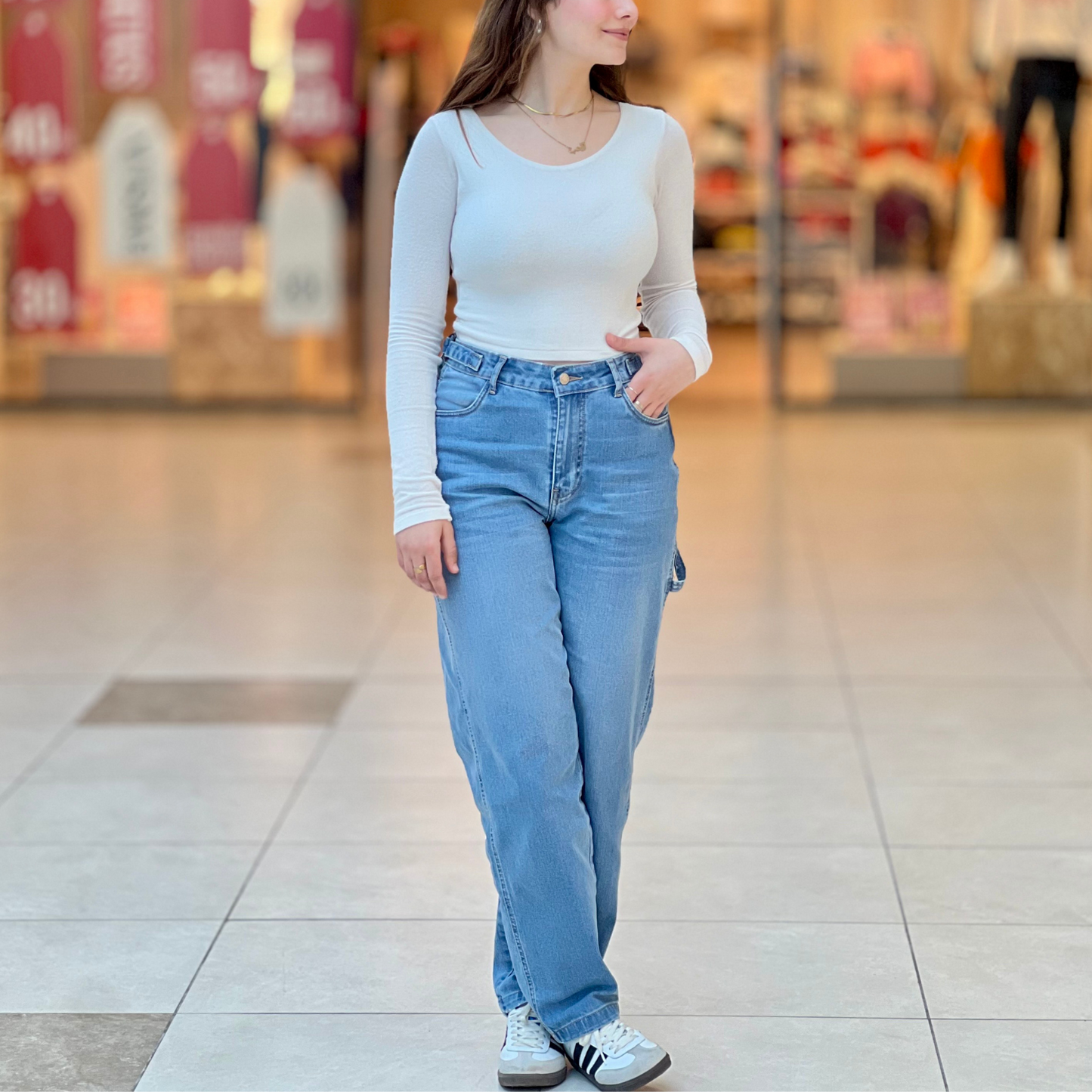 Jean Baggy Balloon - Bleu clair