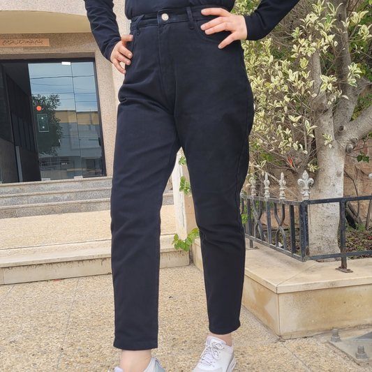 Jean mom fit confort grande taille