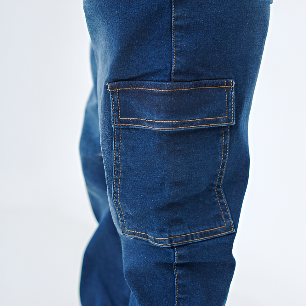 Cargo jogger jean garçon