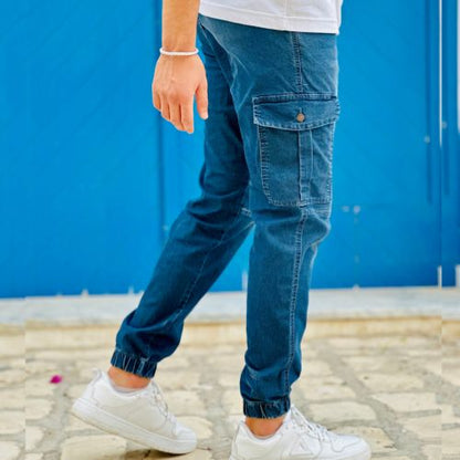 Pantalon Cargo Jogger jean