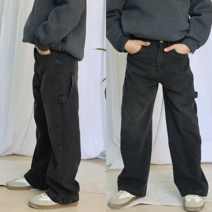 Jean Baggy Garçon - Noir