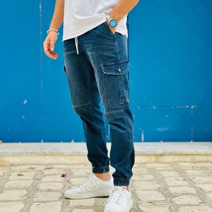 Pantalon Cargo Jogger jean